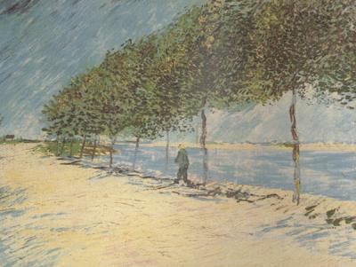 Wald along the Banks of the Seine near Asnieres (nn04), Vincent Van Gogh